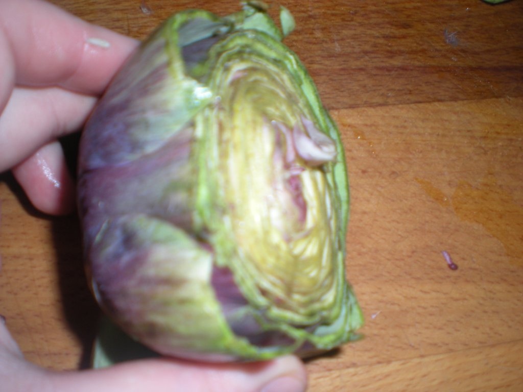 Anghinare cu pancetta