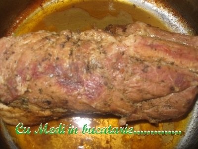 Ceafa de porc in foietaj