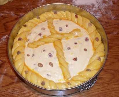 Pasca cu branza dulce