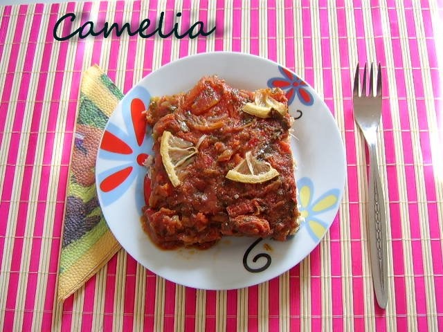 Platica cu sos la cuptor