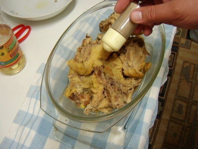 Friptura de gaina la cuptor