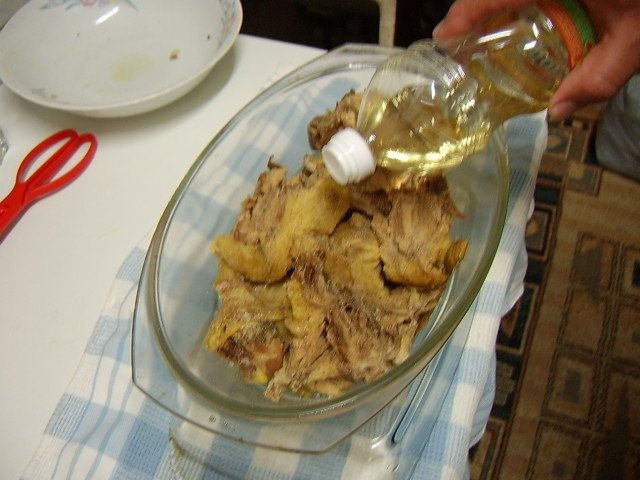 Friptura de gaina la cuptor