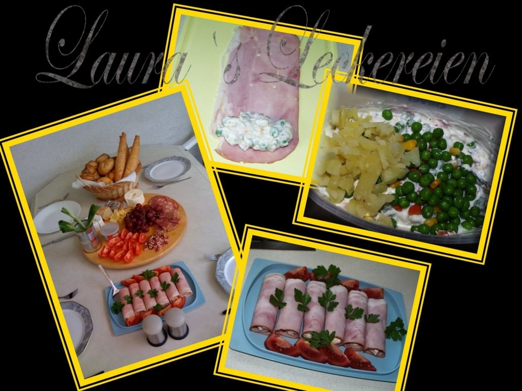 Rulouri de sunca umplute