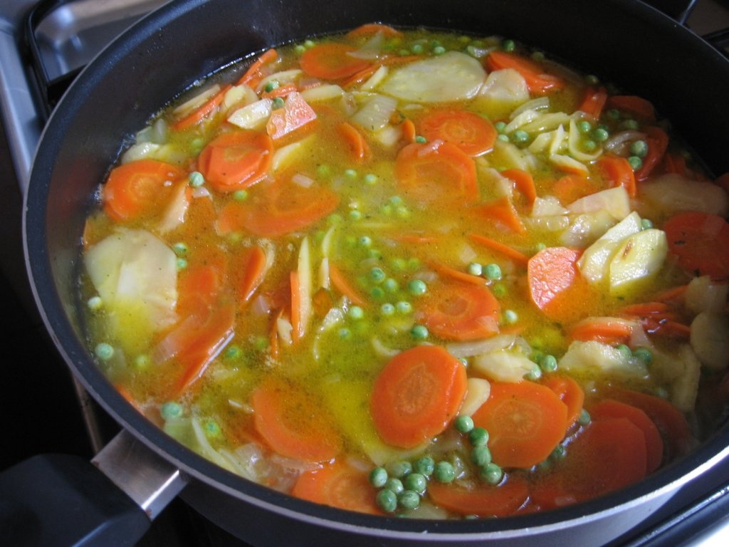 Ghiveci  de legume  cu  orez