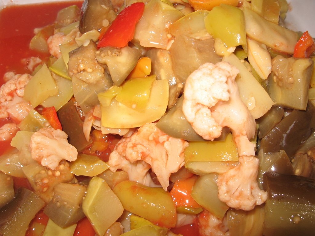 Ghiveci  de legume  cu  orez