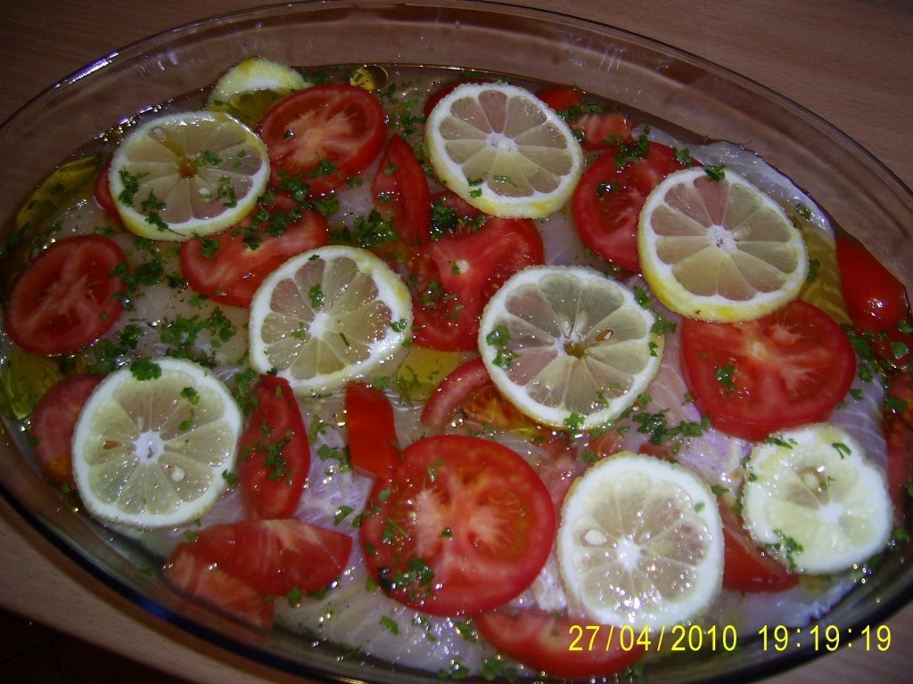 File de pangasius la cuptor