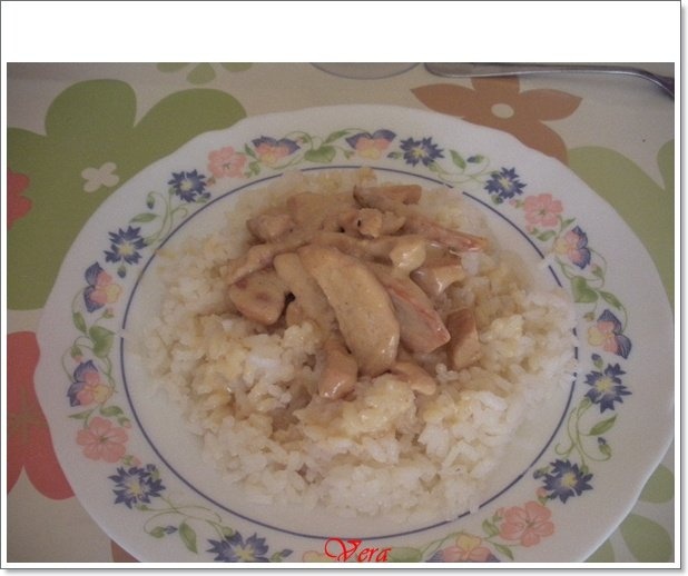 Orez cu pui si curry