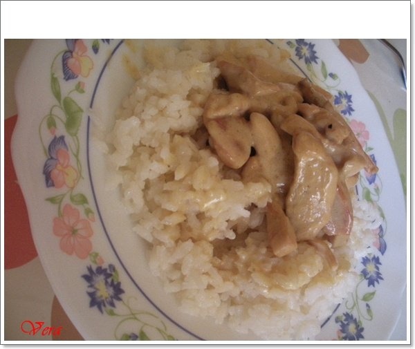 Orez cu pui si curry