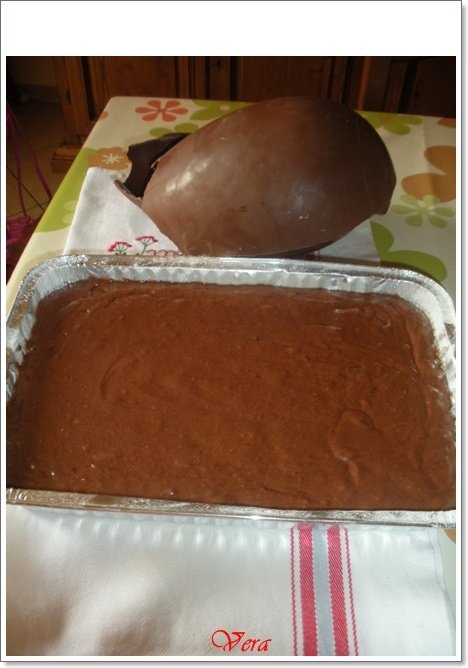 Pandispan cu migdale si chantilly