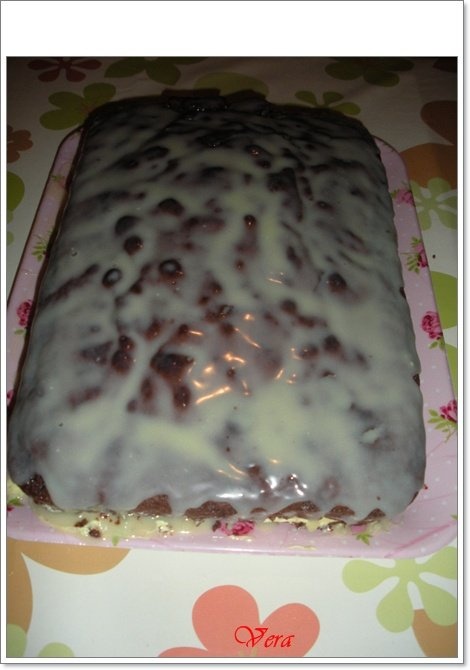 Pandispan cu migdale si chantilly