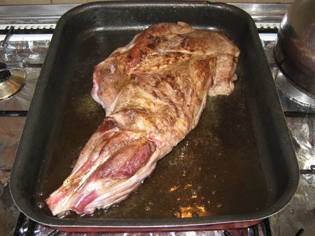 Friptura de miel la cuptor cu legume si masline verzi