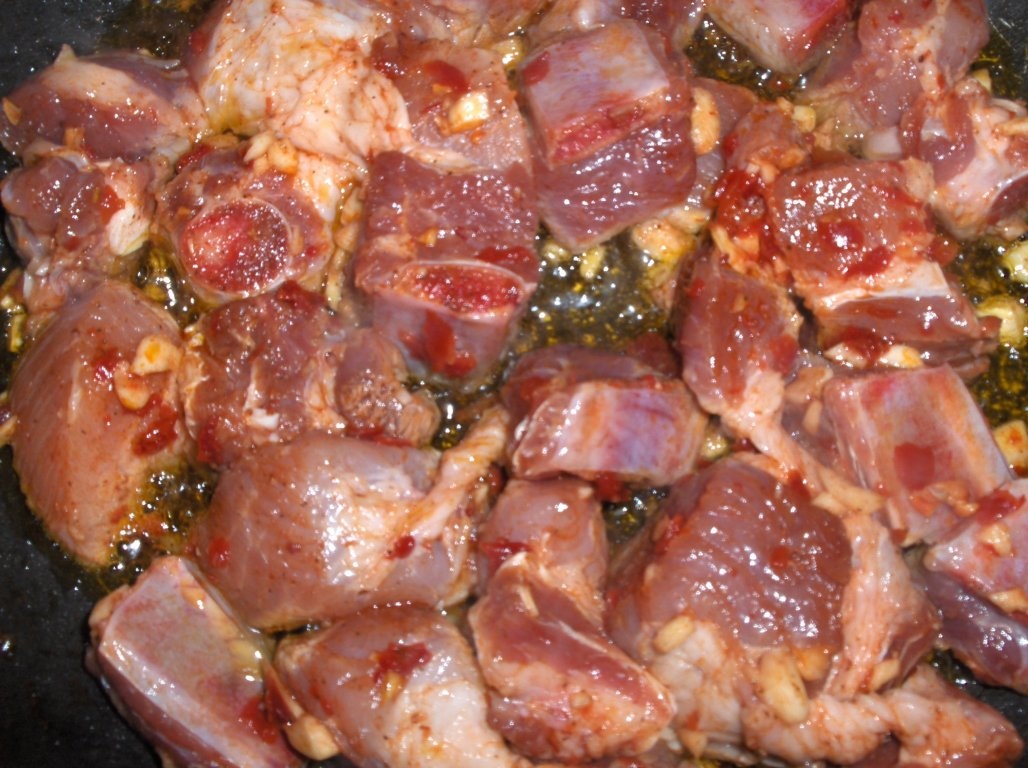 Fasole cu costita si orez alb(Feijoada de Entercosto)