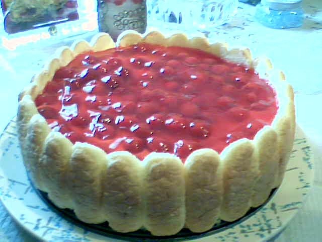 Cherry Cheese Torte - Torta de Visine cu Brinza Philadelphia