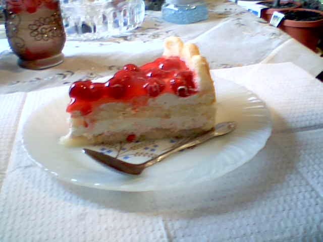 Cherry Cheese Torte - Torta de Visine cu Brinza Philadelphia