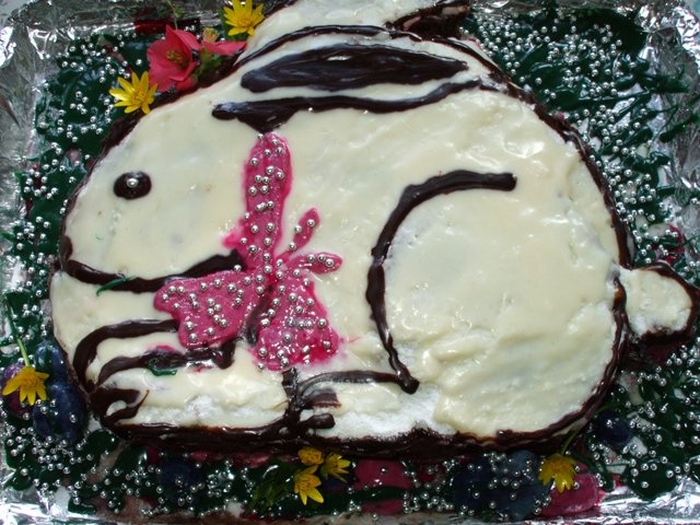 Tort Iepuras cu mure si ciocolata