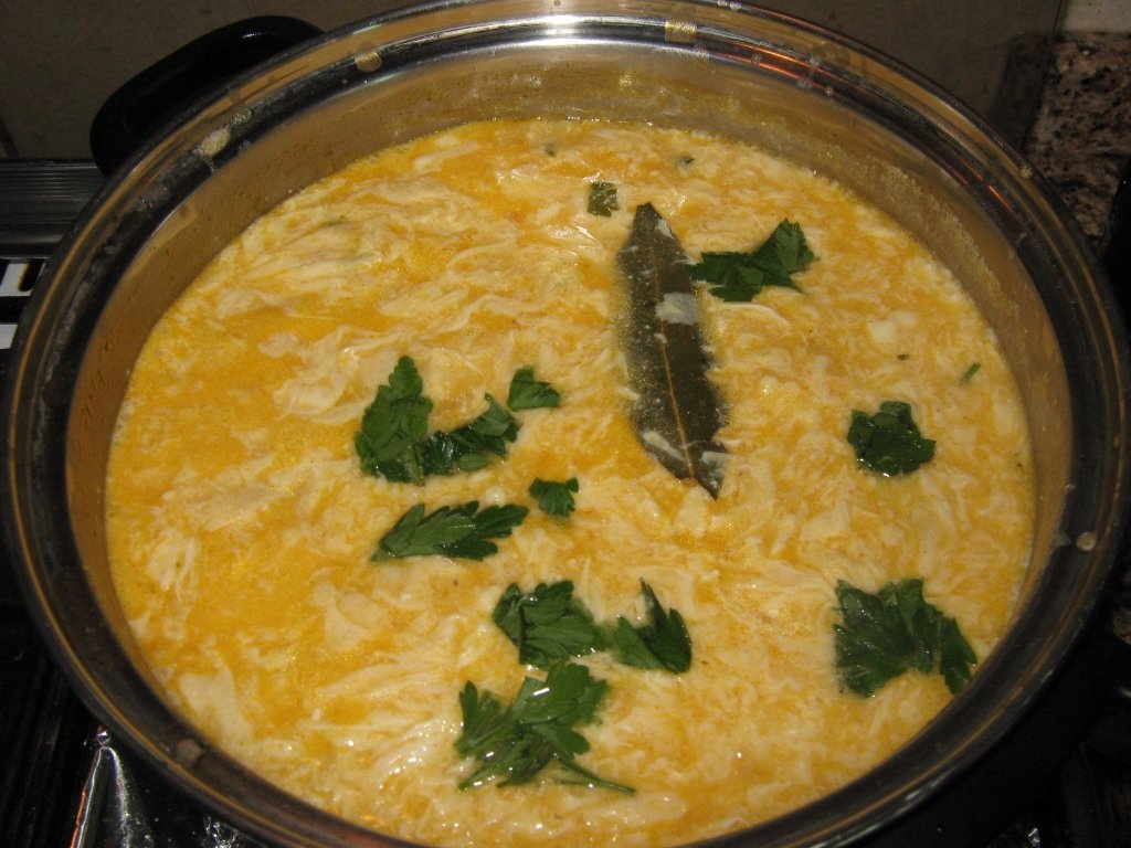 Supa cu zdremte de oua