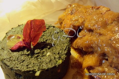 Friptura de miel cu sos de menta, whisky, ghimbir si miere