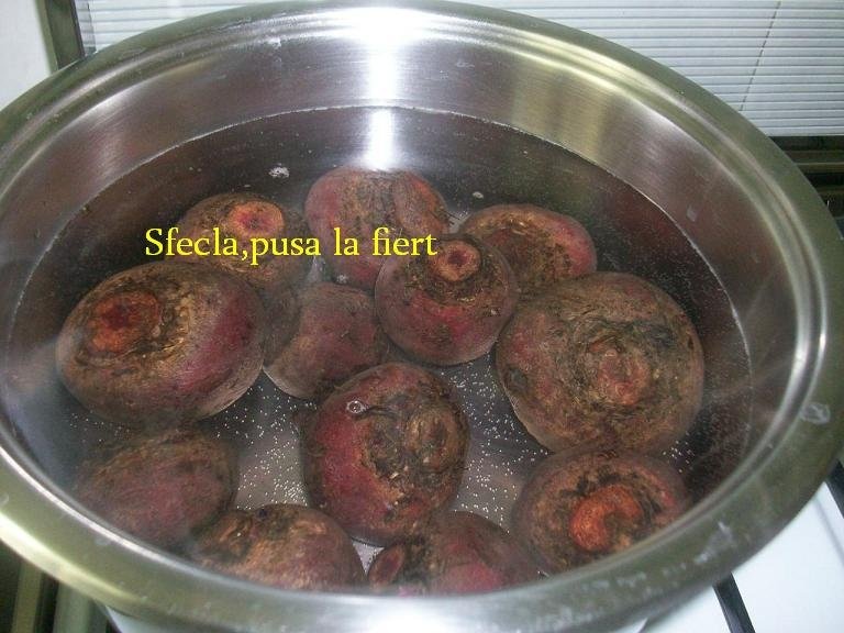 Salata de sfecla rosie