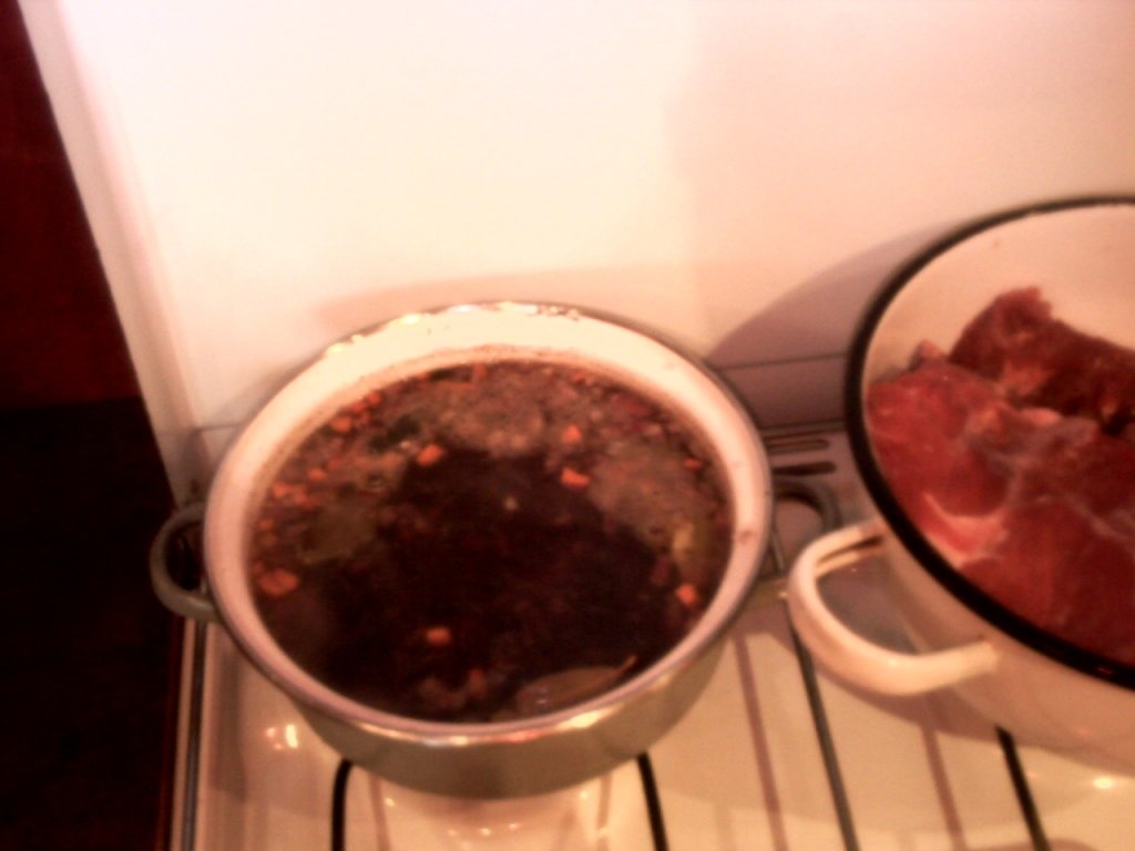 Carne de vita in bait de vanat