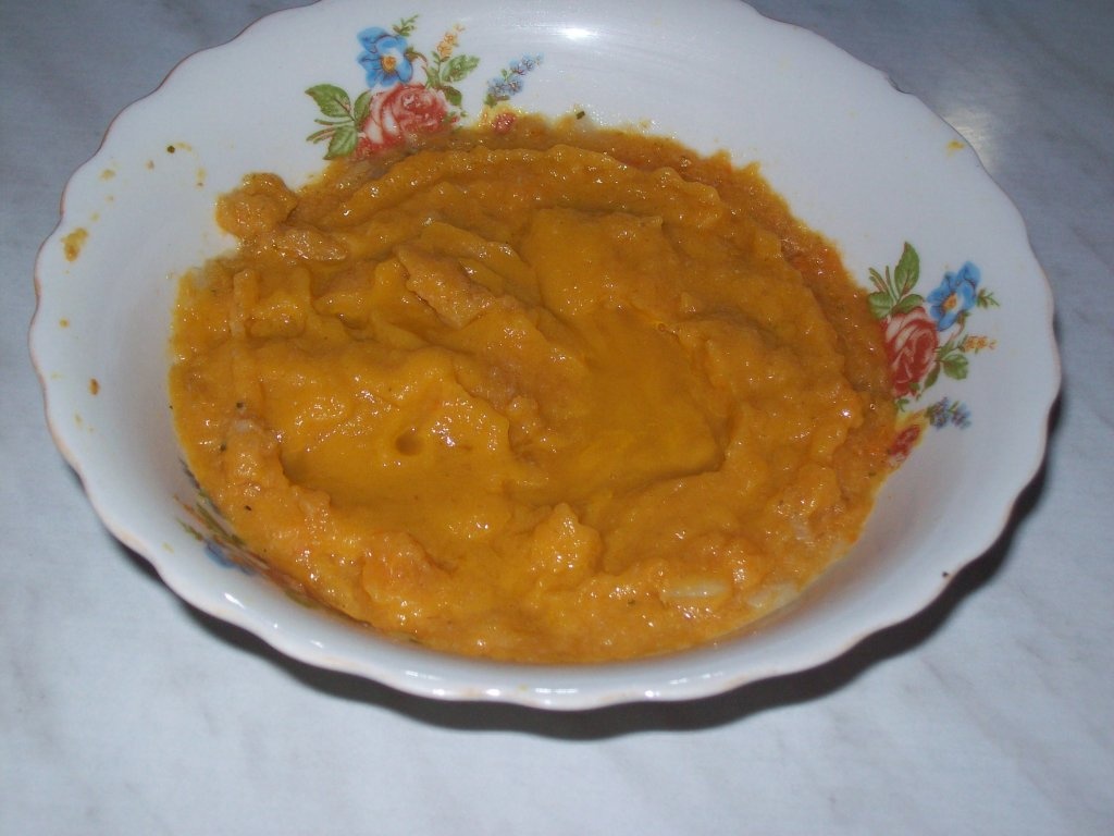 Pui cu ardei copti si smantana