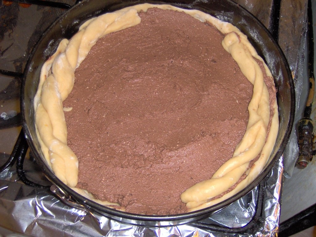 Pasca cu brinza si pasca cu ciocolata