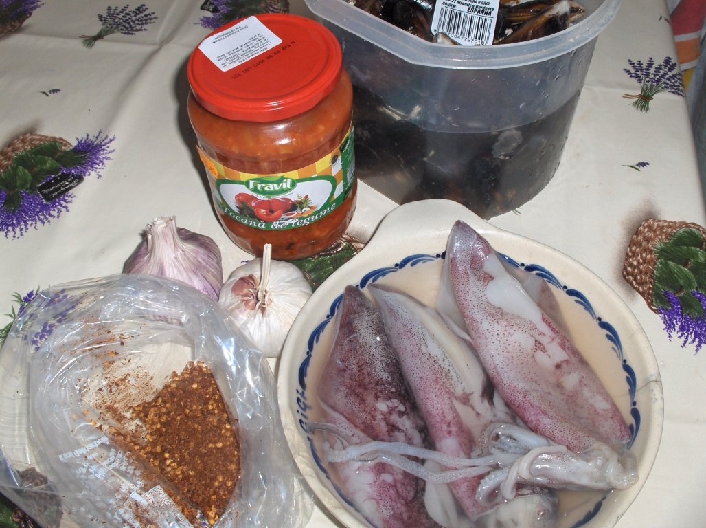 Mexilhão cu tocana de legume