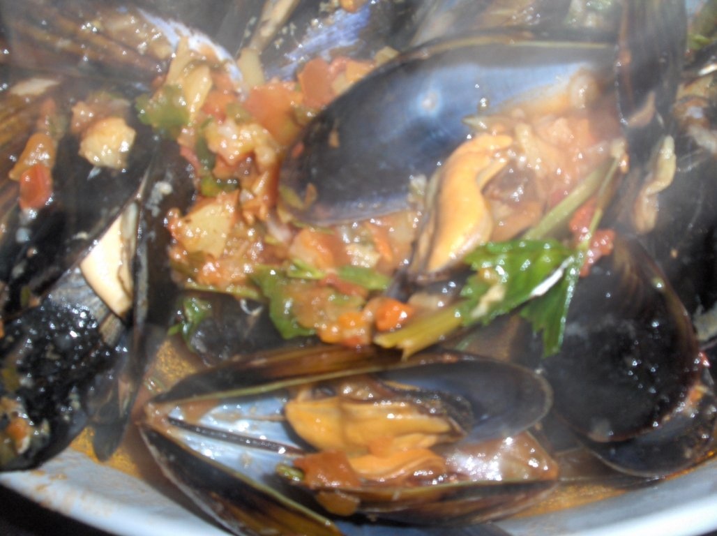 Mexilhão cu tocana de legume