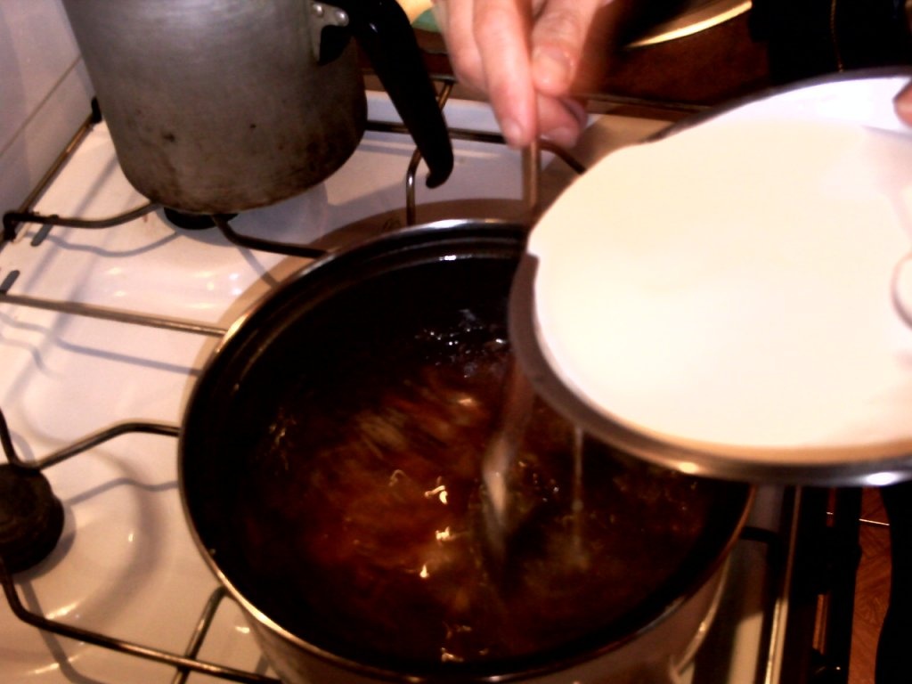 Tocanita de bureti de pom