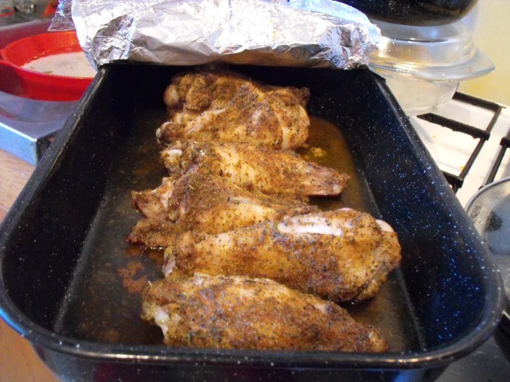 Aripi de curcan cu sos de citrice