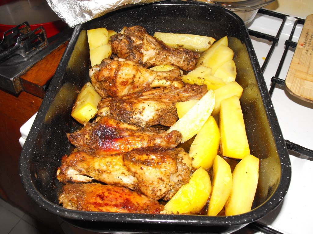 Aripi de curcan cu sos de citrice