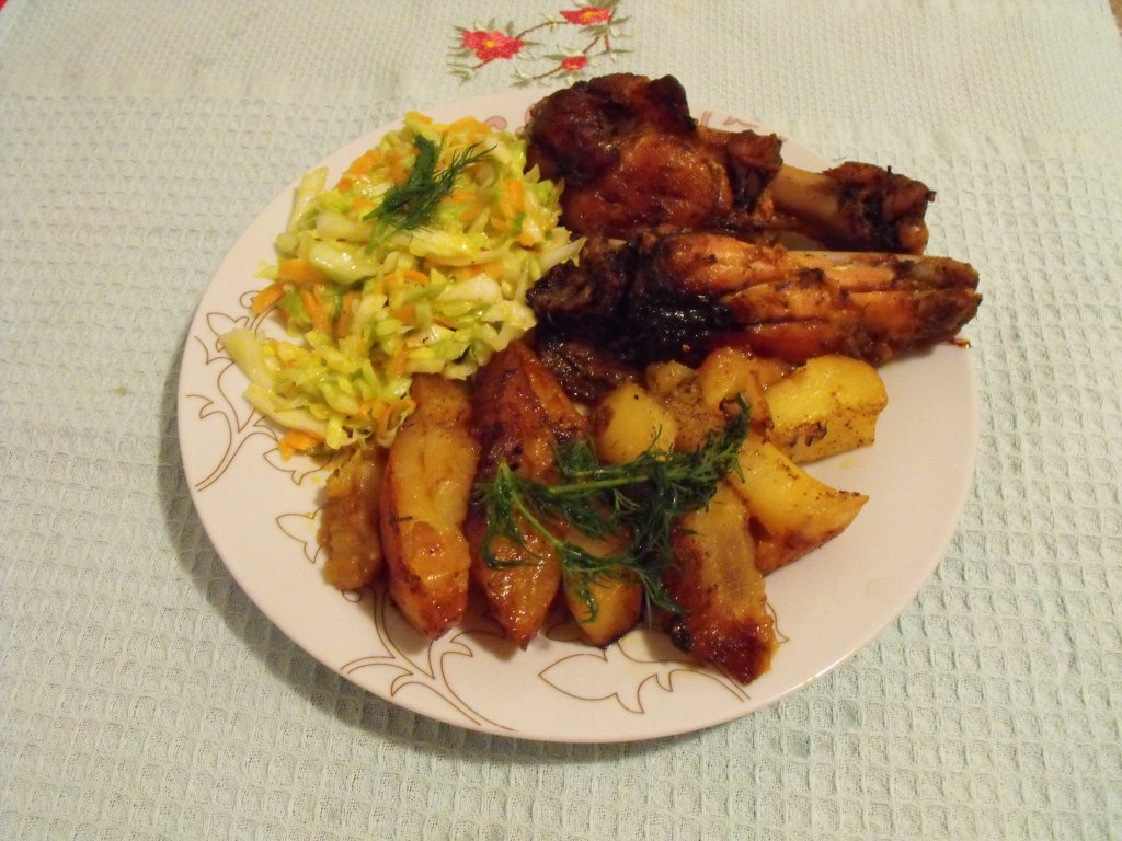 Aripi de curcan cu sos de citrice