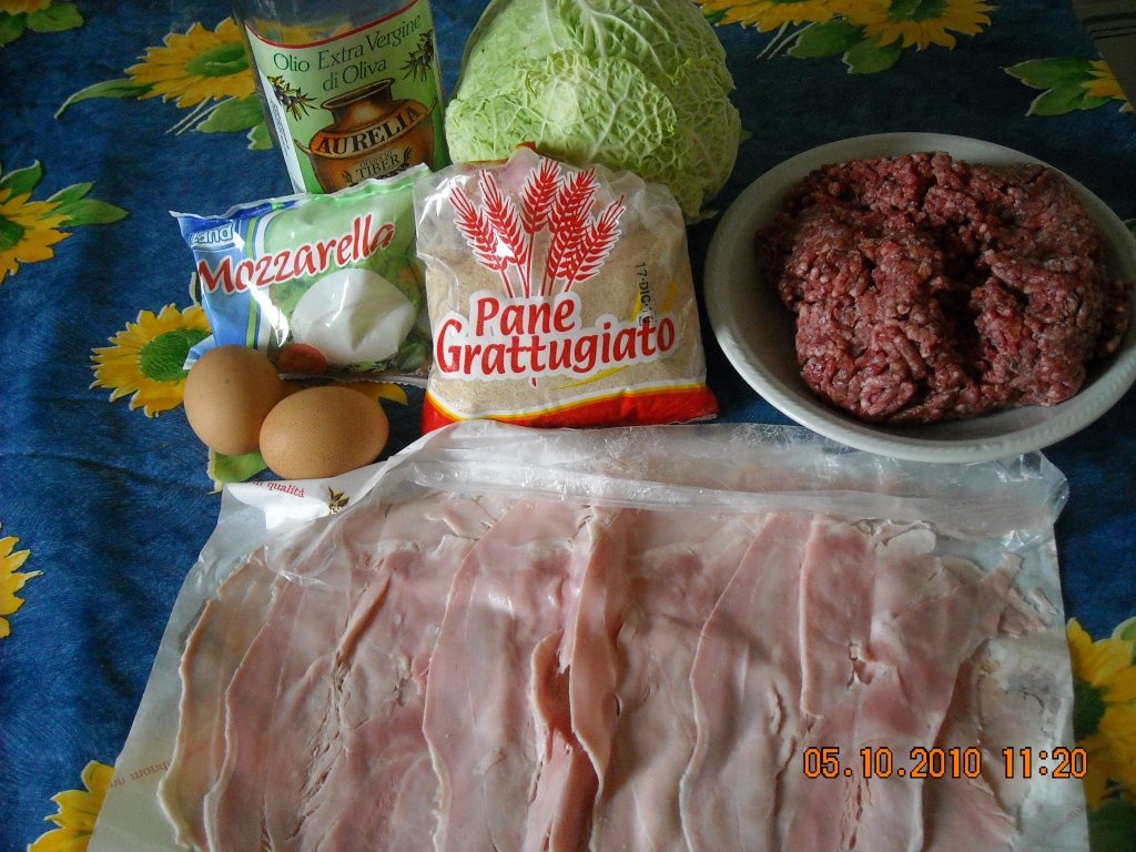 Polpettone(rulada cu carne)