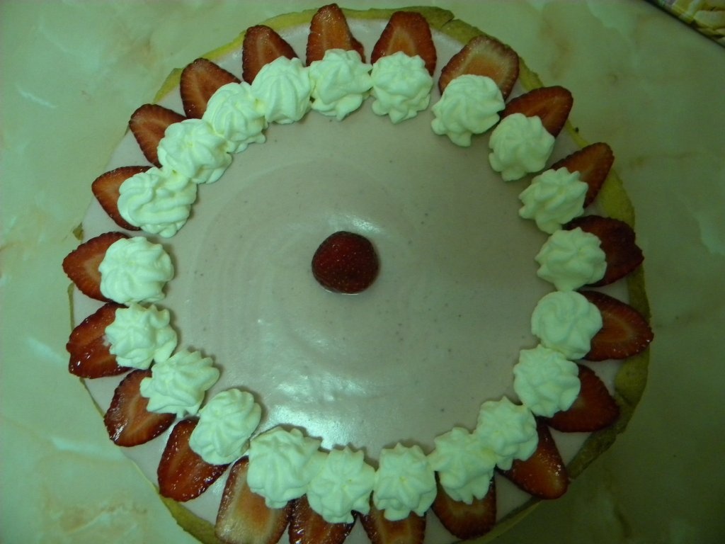 Tarta Slim cu capsuni