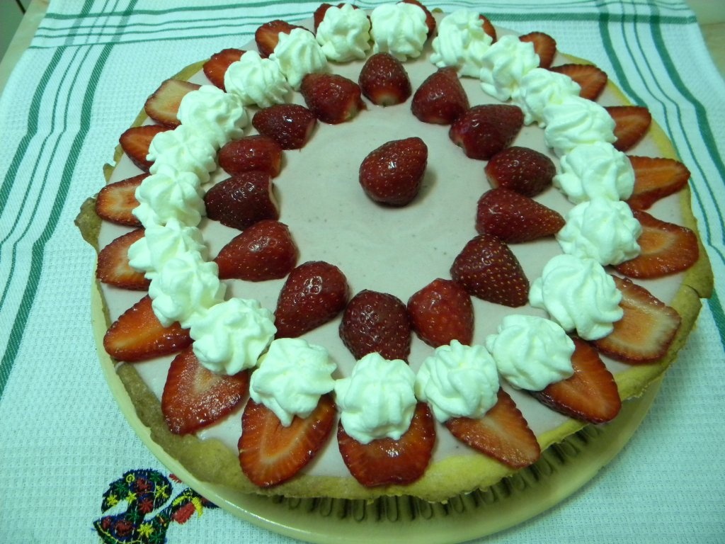 Tarta Slim cu capsuni