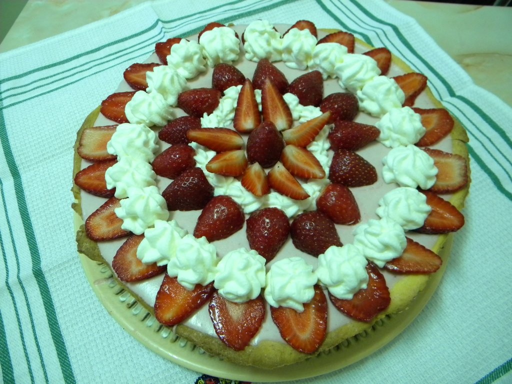 Tarta Slim cu capsuni