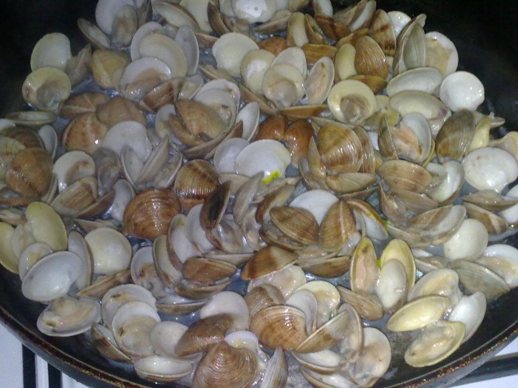 Scoici de riu  in sos.