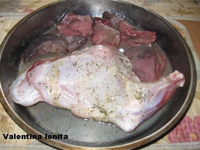 Pulpa  si ficat de miel la grill (gratar) pentru Inaltarea Domnului