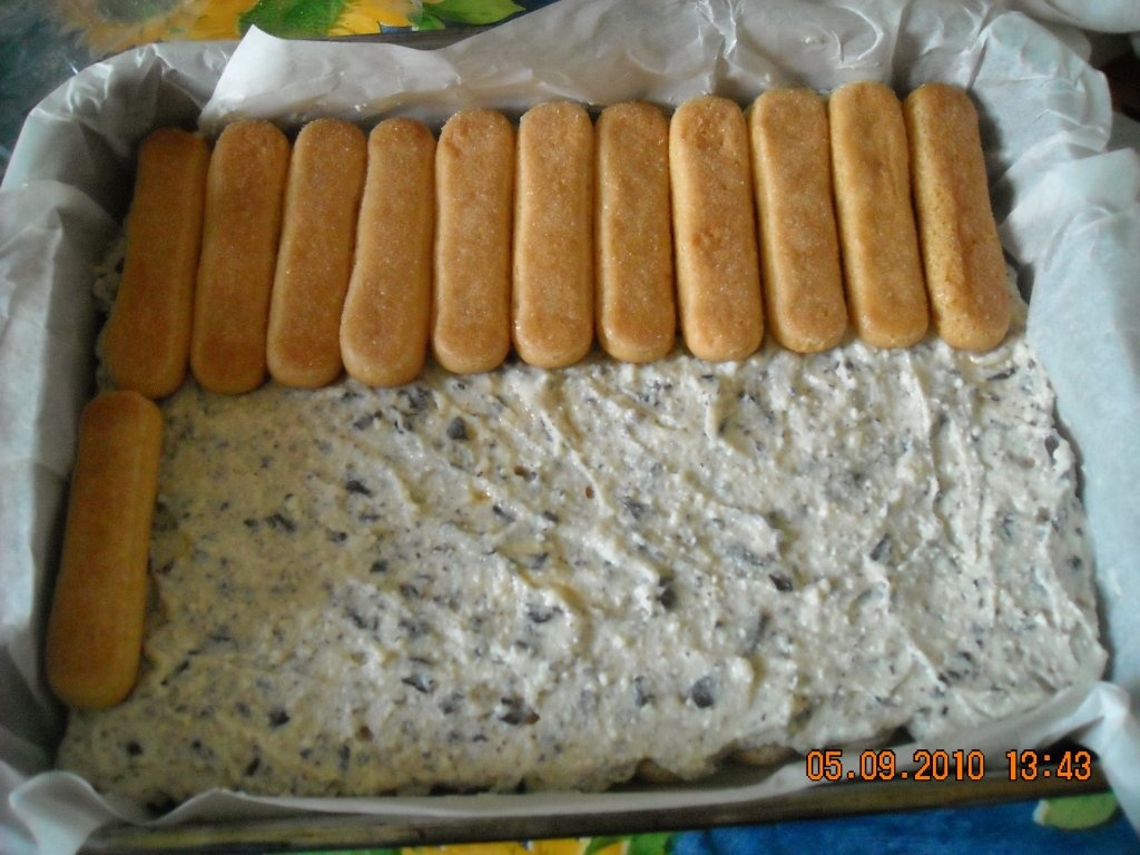 Tiramisu cu crema de ricotta (urda)