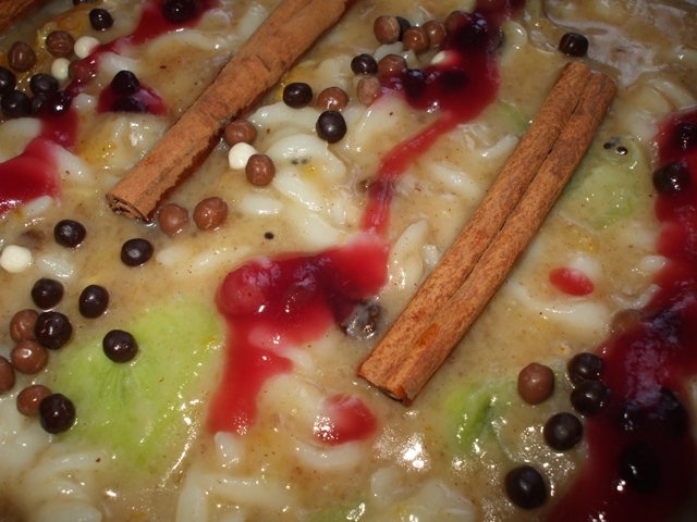 Budinca de paste cu fructe