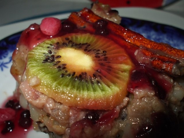 Budinca de paste cu fructe