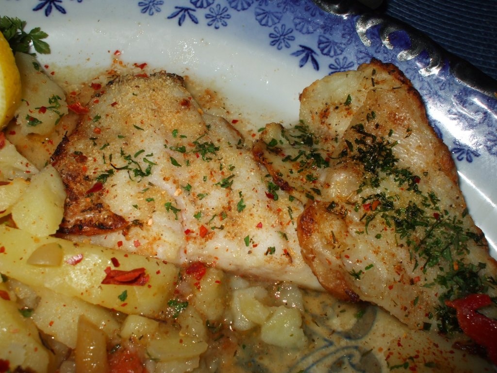 File de pangasius picant la gratar