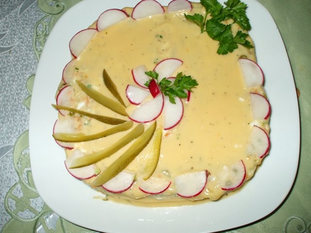 Salata de legume fara carne (tip boeuf)