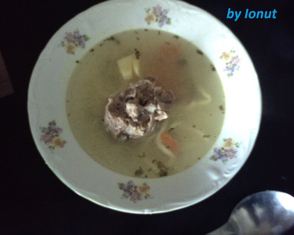 Ciorba de gaturi de curcan