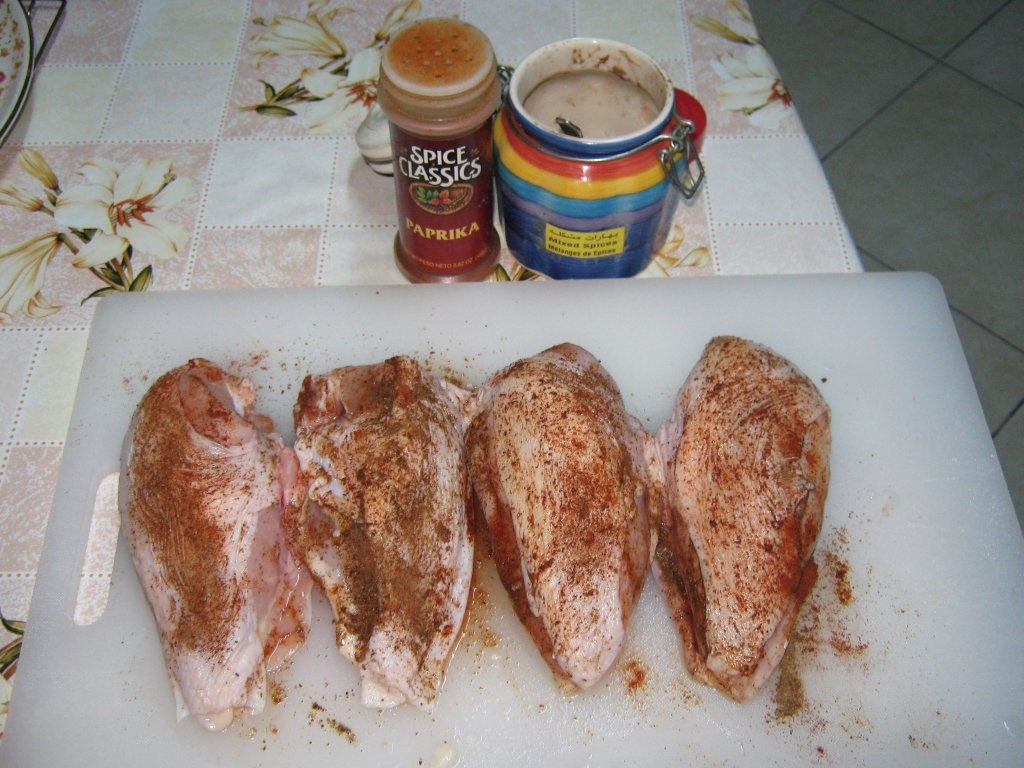 Bame cu pui la cuptor - specific tarilor arabe