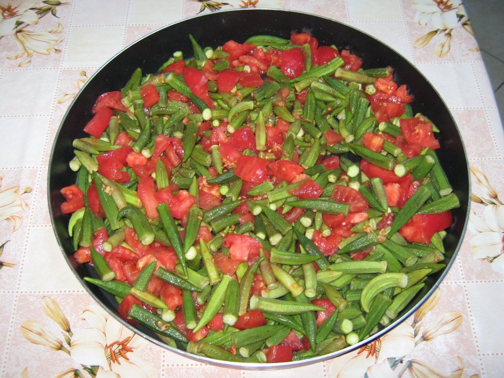 Bame cu pui la cuptor - specific tarilor arabe