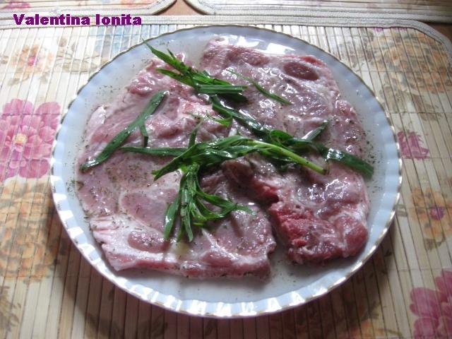 Ceafa de porc marinata la grill (gratar)