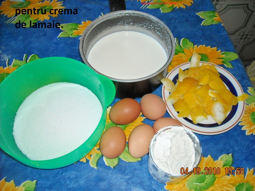 Crostata cu crema de lamaie si fructe(tarta)