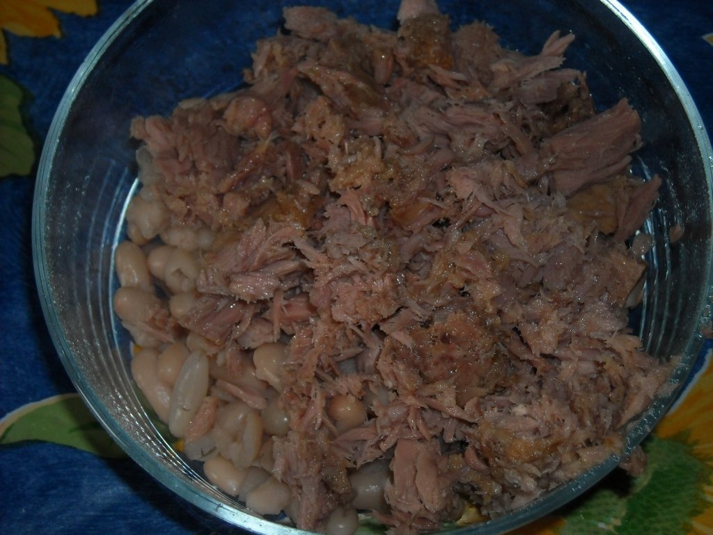 Salata de ton cu fasole