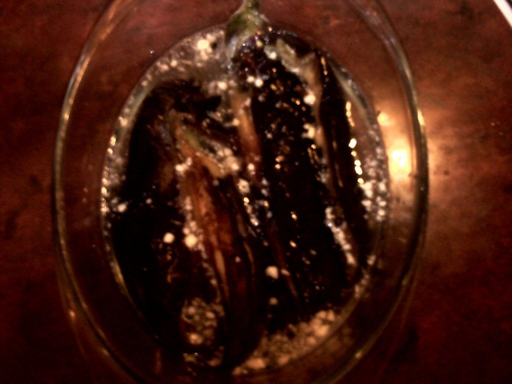 Muschi de vitel cu vinete marinate