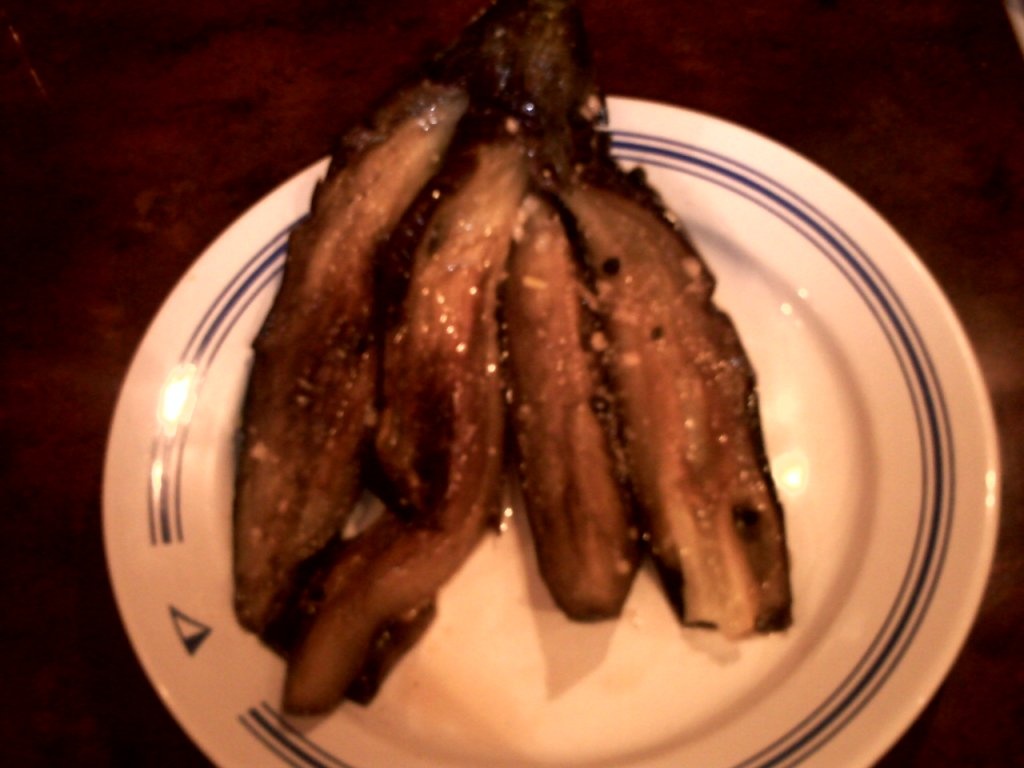 Muschi de vitel cu vinete marinate